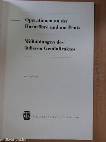 Urologische Operationslehre 1-3.