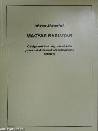 Magyar nyelvtan
