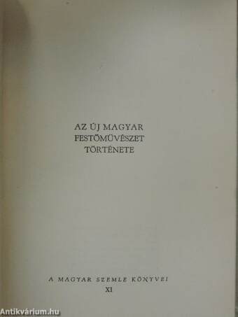 Az új magyar festőművészet története 1800-tól napjainkig