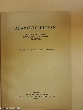 Alapvető hittan