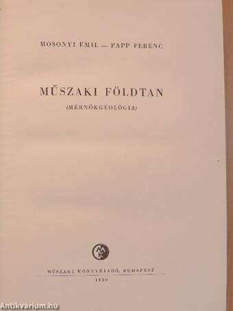 Műszaki földtan