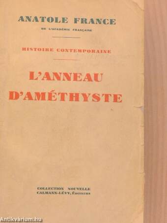 L'anneau d'améthyste