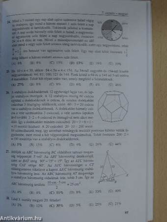 Matematikai versenytesztek 2001