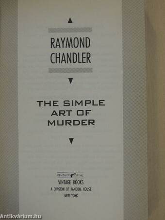 The Simple Art of Murder