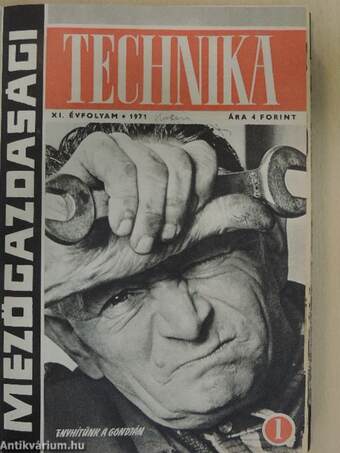 Mezőgazdasági technika 1971. január-december