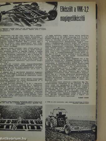 Mezőgazdasági technika 1971. január-december