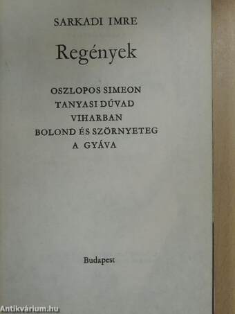 Regények