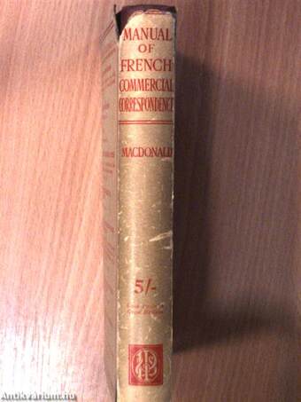 Manual of french commercial correspondence/A Catalogue of Pitman Books on foreign languages