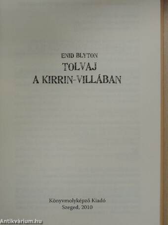 Tolvaj a Kirrin-villában