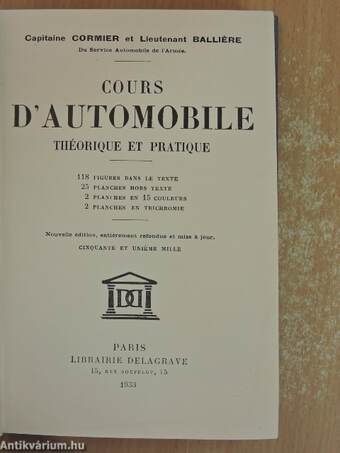 Cours D'Automobile