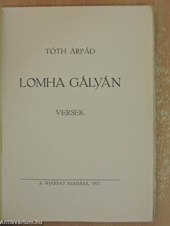 Lomha gályán