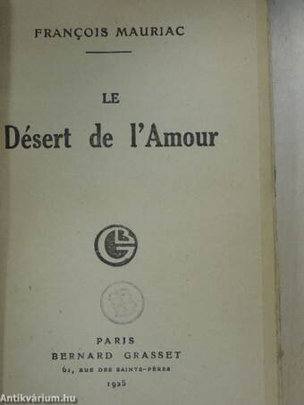 Le Désert de L'Amour