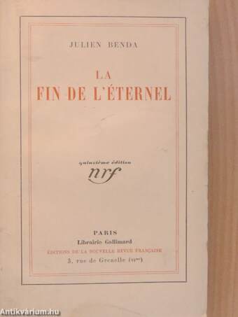 La fin de l'Éternel