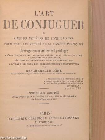 L'art de conjuguer