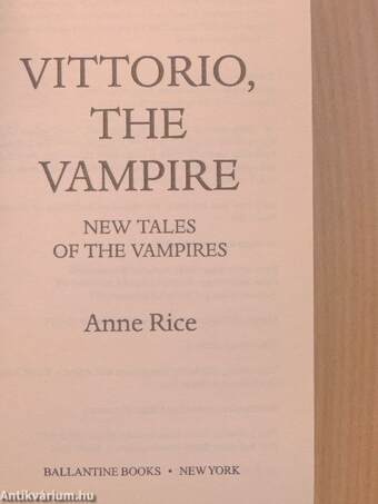 Vittorio, the Vampire