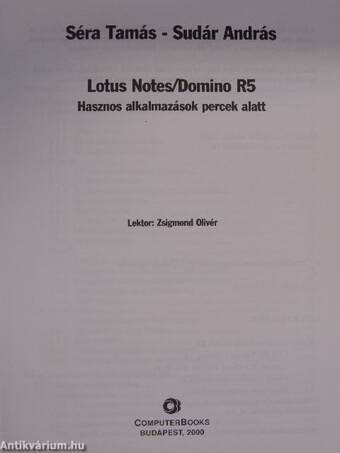 Lotus notes/Domino R5 - CD-vel