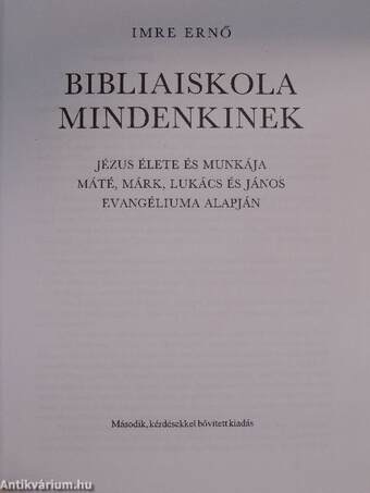 Bibliaiskola mindenkinek