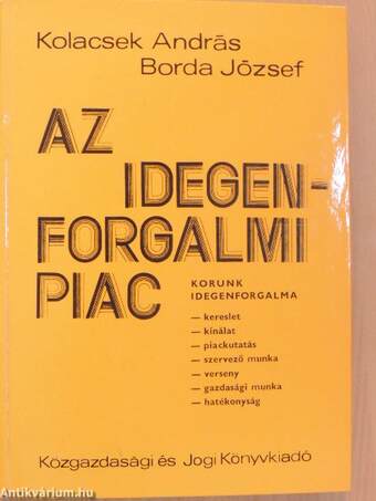 Az idegenforgalmi piac