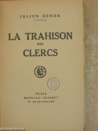 La Trahison des Clercs