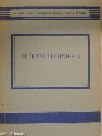 Elektrotechnika I.