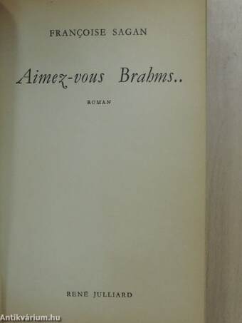 Aimez-vous Brahms..