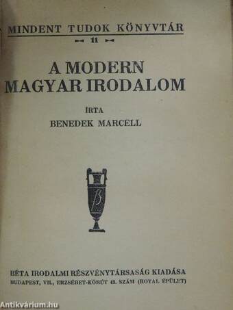 A modern magyar irodalom