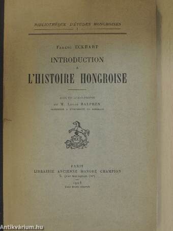 Introduction a l'histoire hongroise