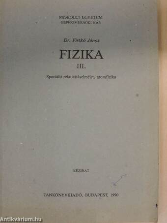 Fizika III.