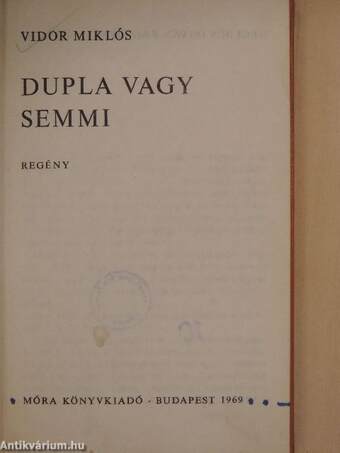 Dupla vagy semmi