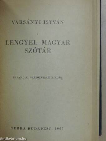 Lengyel-magyar szótár