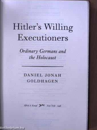 Hitler's Willing Executioners