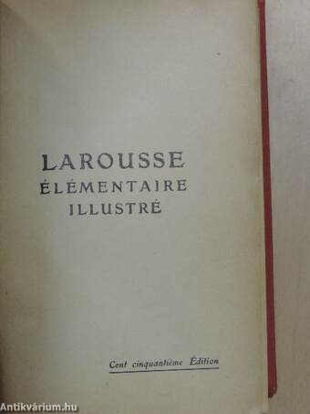 Larousse Élémentaire Illustré