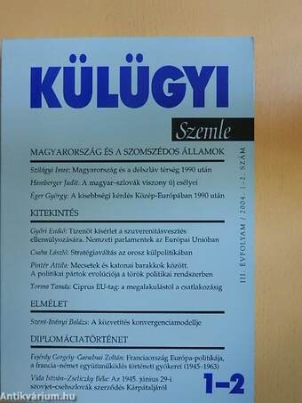 Külügyi Szemle 2004/1-4.