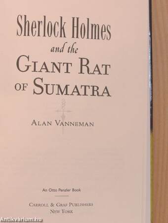 Sherlock Holmes and the Giant Rat of Sumatra