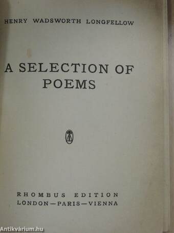 A Selection of Poems