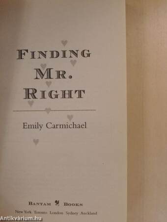 Finding Mr. Right