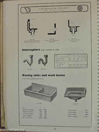 Catalogue of chemical stoneware