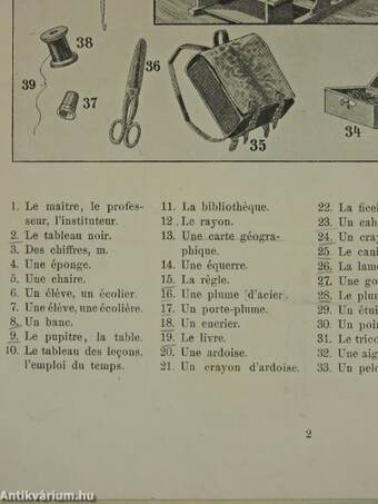 Goldschmidts Bildertafeln für den Unterricht im Französischen