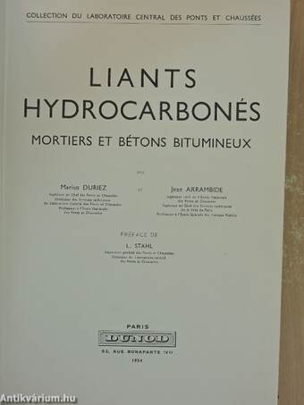 Liants Hydrocarbonés