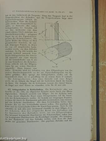 Lehrbuch der Darstellenden Geometrie I.