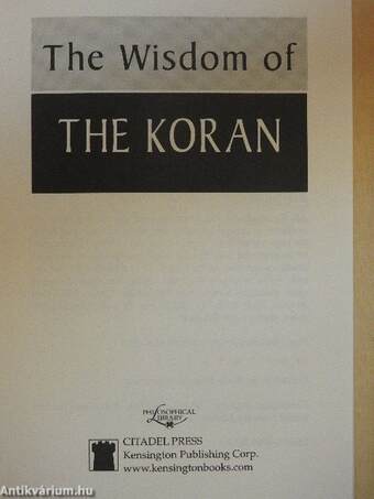 The Wisdom of the Koran