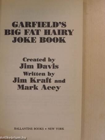 Garfield's Big Fat Hairy Joke Book