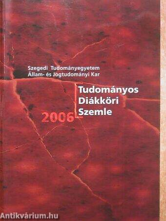 Tudományos Diákköri Szemle 2006.