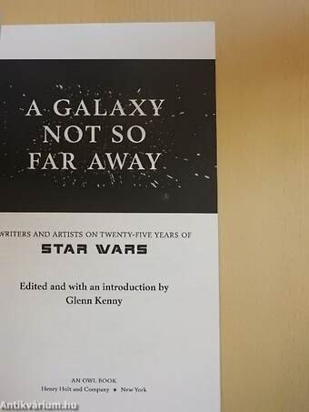 A galaxy not so far away