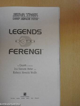 Star Trek: Deep Space Nine - Legends of the Ferengi