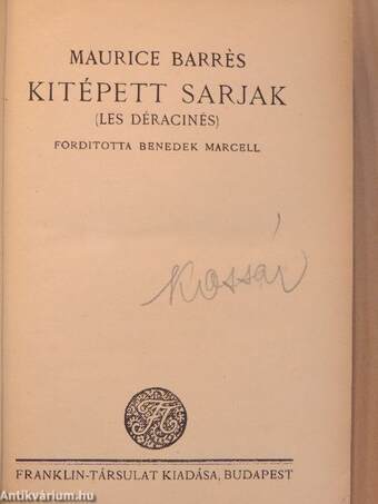 Kitépett sarjak