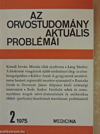 Az orvostudomány aktuális problémái 1975/2