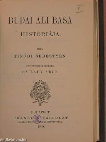 Murányi Vénus/Budai Ali basa históriája