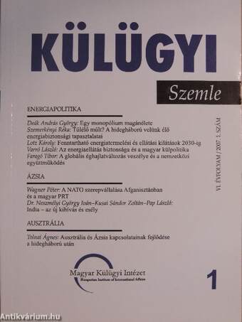 Külügyi Szemle 2007/1-4.