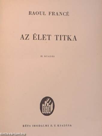 Az élet titka